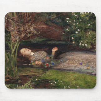 Tapis De Souris Ophélie par John Everett Millais