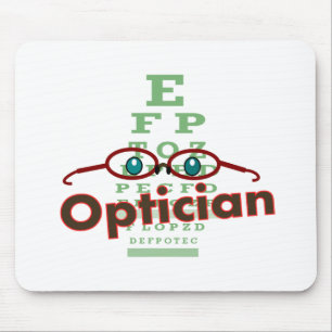 Tapis De Souris Opticien--Cadeaux de diagramme d'oeil