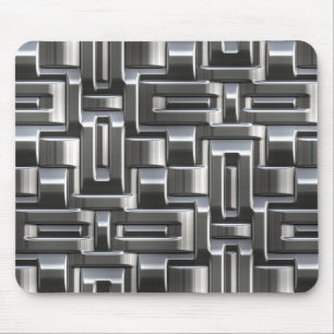 Tapis De Souris Options de tissage Abstrait métallique 1A-1D Mouse