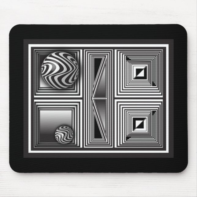 Tapis De Souris Optique via Formes (Devant)