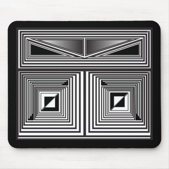 Tapis De Souris Optique via Formes Pad Souris (Devant)