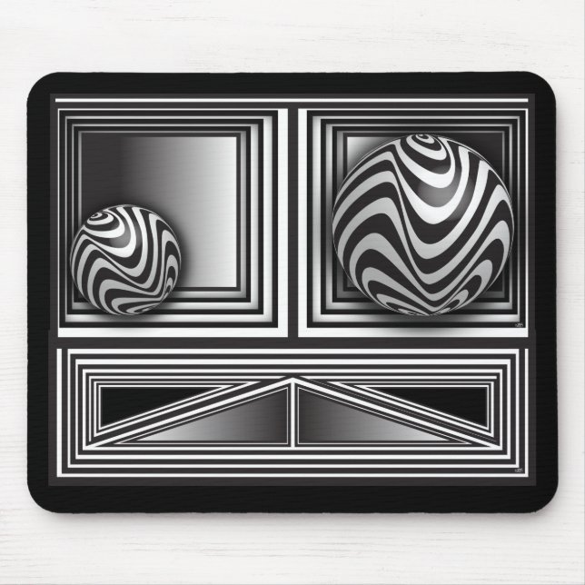 Tapis De Souris Optique via Formes Pad Souris (Devant)