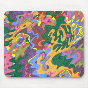 Tapis De Souris "Or" Art Abstrait