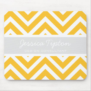 Tapis De Souris Or Chevron Mousepad TBM
