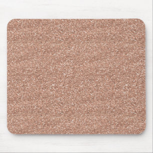 Tapis De Souris Or rose de parties scintillantes brillantes