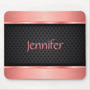 Tapis De Souris Or Rose moderne Metalic