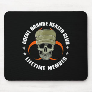 Tapis De Souris Orange Agent Health Club Membre à vie Vietnam V