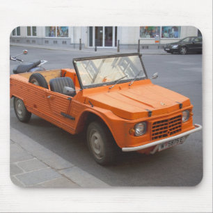 Tapis De Souris Orange Citroen Mehari