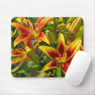 Tapis De Souris Orange Daylily Canadian Flower Photography