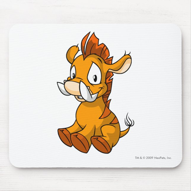 Tapis De Souris Orange de Moehog (Devant)