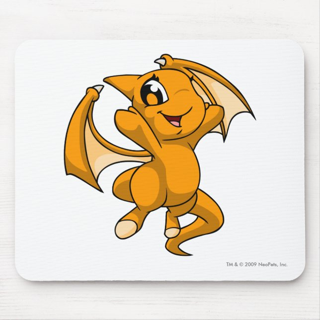Tapis De Souris Orange de Shoyru (Devant)