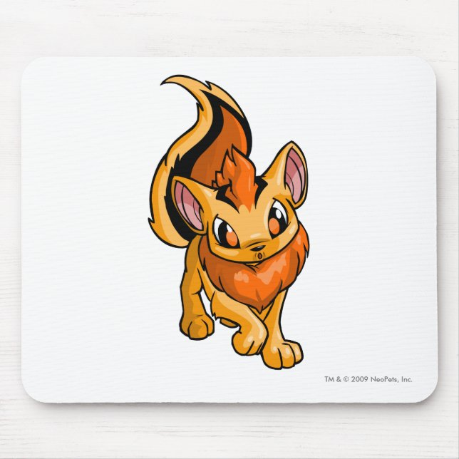 Tapis De Souris Orange de Xweetok (Devant)