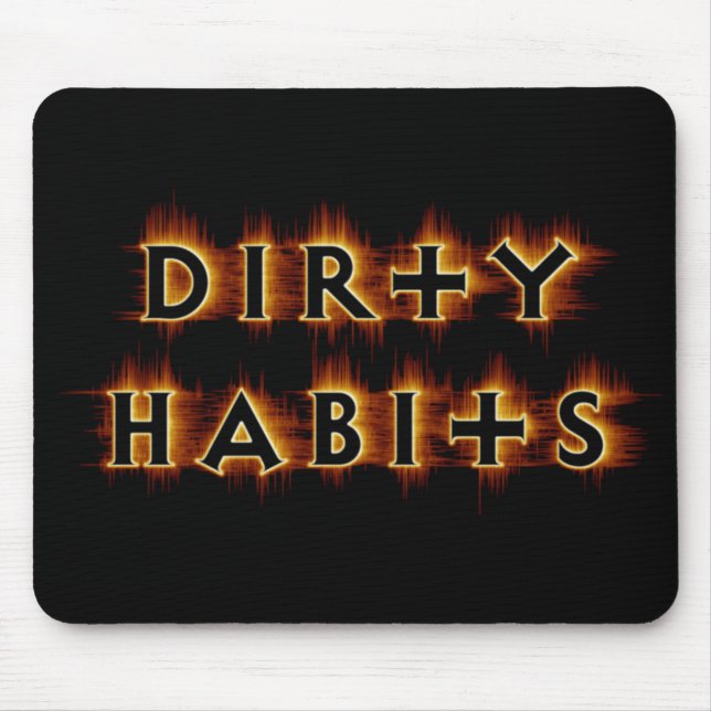 Tapis De Souris Orange Flash habits sale Mousepad (Devant)
