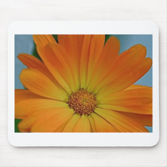 Tapis De Souris Orange Gerber Daisy (Devant)