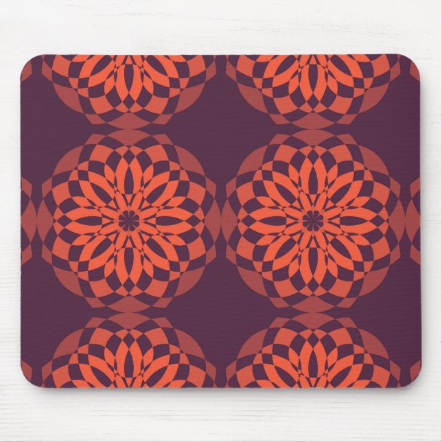 Tapis De Souris Orange purple cool, unique (Devant)