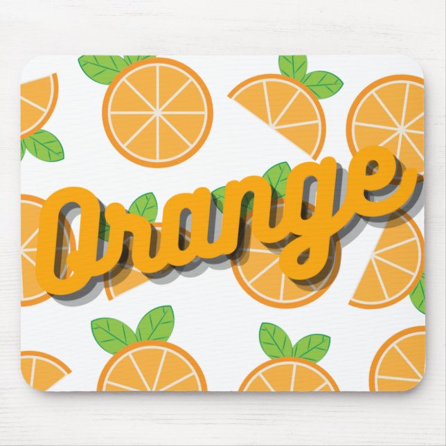 Tapis De Souris Oranges (Devant)