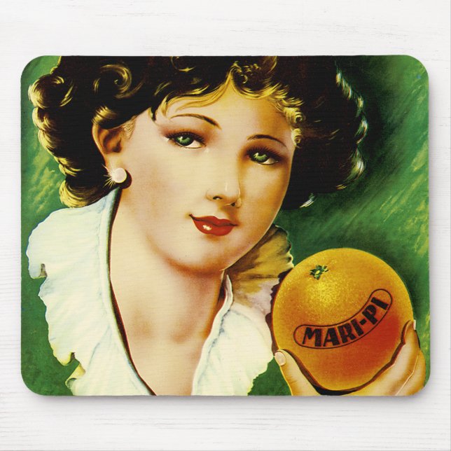 Tapis De Souris Oranges de Mari Pi (Devant)