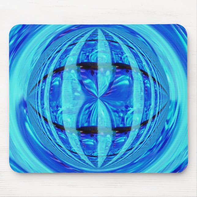 Tapis De Souris Orb Blue mousepad (horizontal) (Devant)