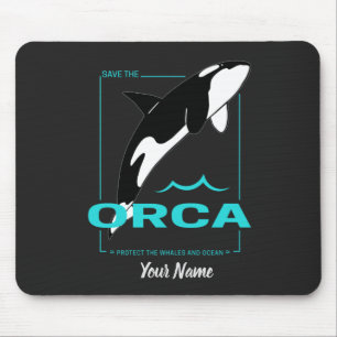 Tapis De Souris Orca Killer Whale pour une fille qui aime juste le