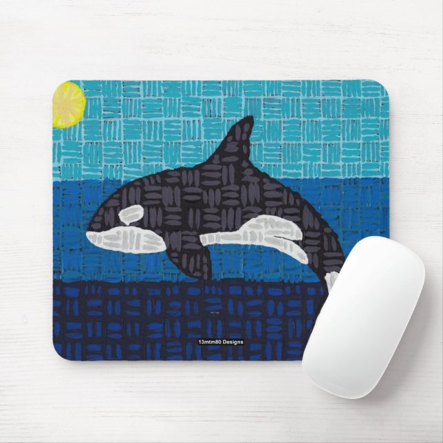 Tapis de souris Orca (simple) (Avec souris)