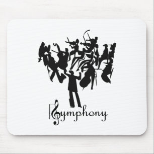 Tapis De Souris Orchestre SYMPHONIQUE dans un design stylisé