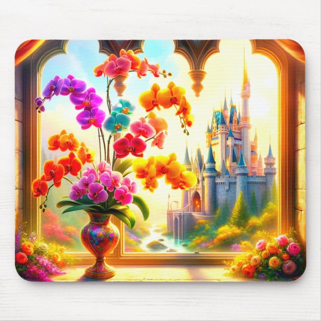 Tapis De Souris Orchidées (Devant)