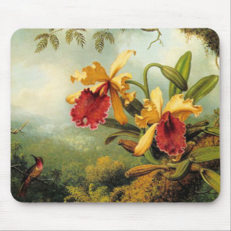 Tapis De Souris Orchidées jaunes