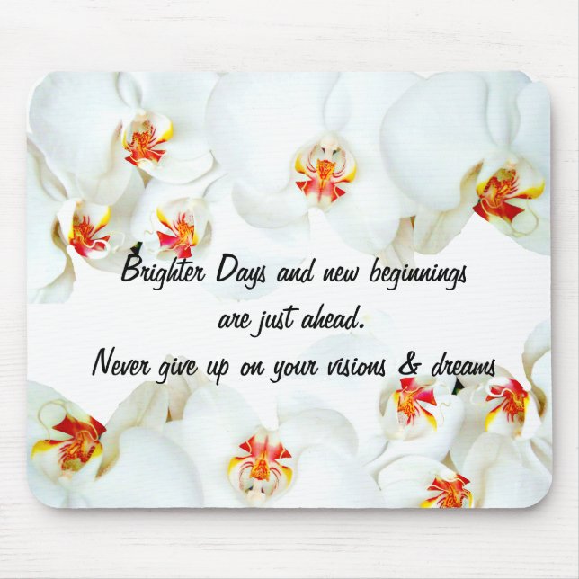 Tapis De Souris Orchidées Love_ (Devant)
