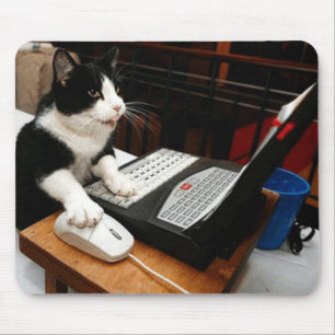 TAPIS DE SOURIS ORDINATEUR CAT MOUSEPAD