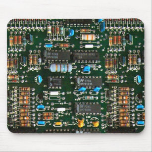 Circuit imprime ordinateur' Tapis de souris