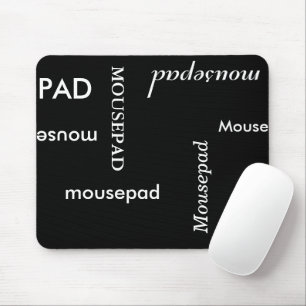 Tapis De Souris Ordinateur - Mousepad B/W