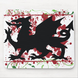 Tapis De Souris Ordinateur Mousepad de dragon de Gallois