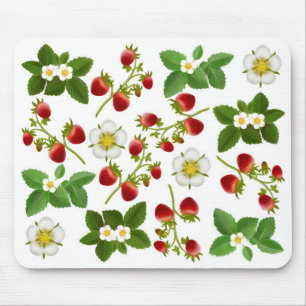 Tapis De Souris Ordinateur Mousepad de fraisiers communs
