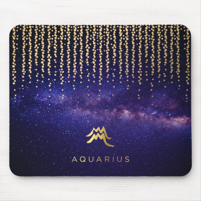 Tapis De Souris Ordinateur Mousepad de signe de zodiaque de (Devant)