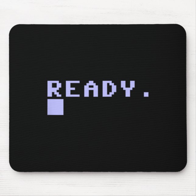 Tapis De Souris Ordinateur personnel C64 prêt Rétro Gamer Codeur d (Devant)