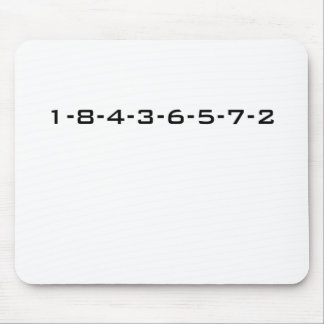 Tapis De Souris Ordre de mise à feu d'ordinateur monocarte