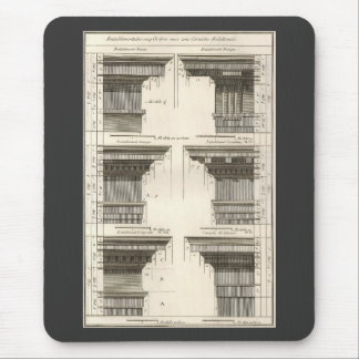 Tapis De Souris Ordres d'Architecture, Entablements Anciens