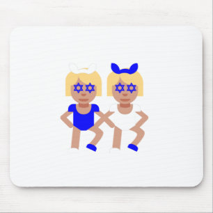 Tapis De Souris oreilles de lapin hanoukka