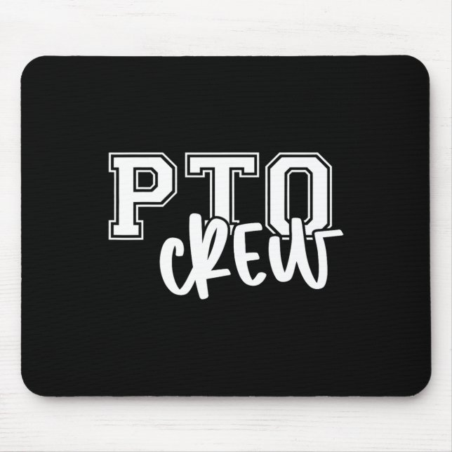 Tapis De Souris Organisation de Parents et d'Enseignants Retro Pto (Devant)