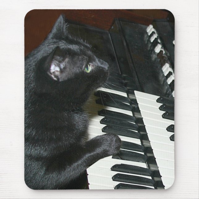 Tapis De Souris Orgue jouer au chat (Devant)