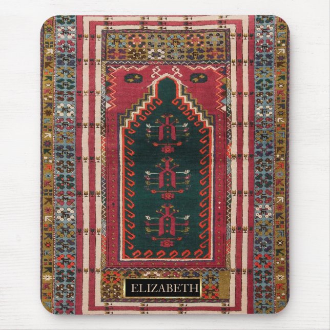 Tapis De Souris Oriental Antique Kilim Carnet de tapis (Devant)