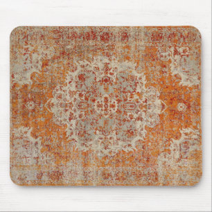 Tapis de souris oriental orange