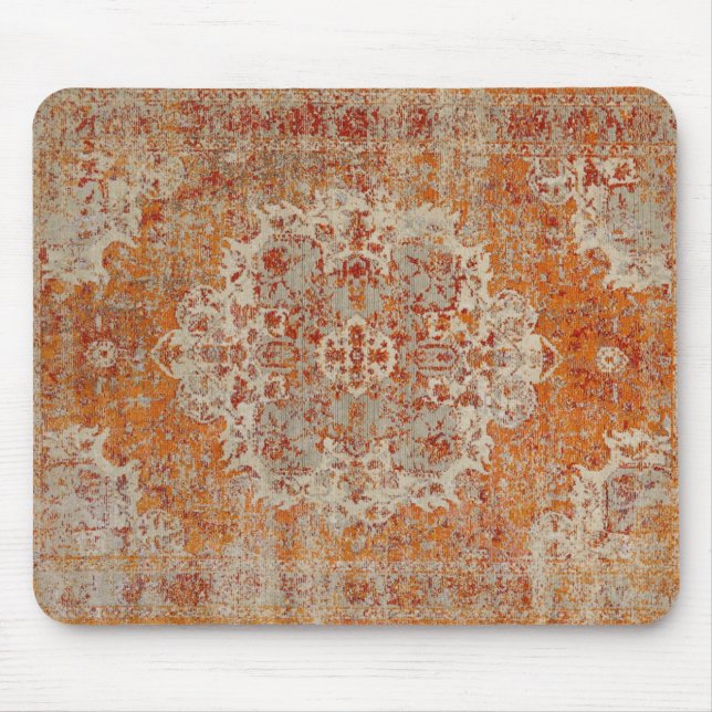 Tapis de souris oriental orange (Devant)