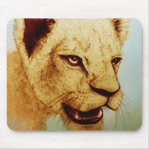 Tapis De Souris Original art vintage mousepad - Lion