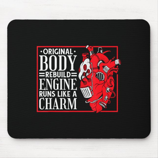 Tapis De Souris Original Body Rebuild Engine, Open Heart Surgery A (Devant)