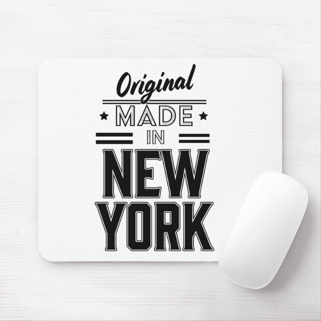 Tapis De Souris original fabriqué à New York logo (Avec souris)