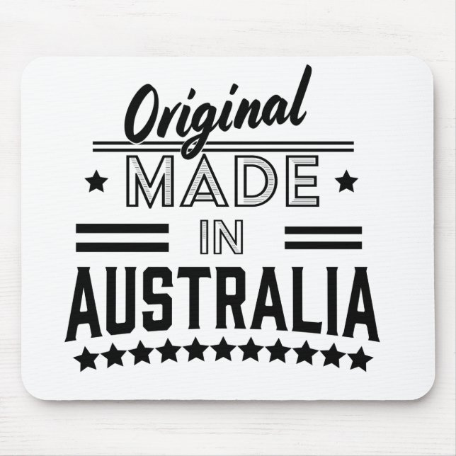 Tapis De Souris Original fabriqué en Australie (Devant)