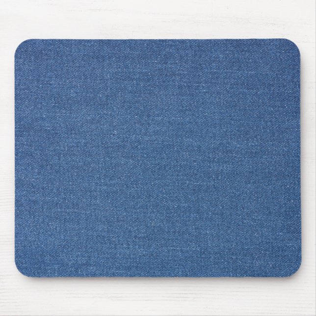 Tapis De Souris Original textile fabric blue fashion jean denim (Devant)