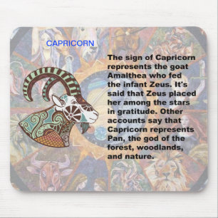 Tapis De Souris Origine du Capricorne Mousepad