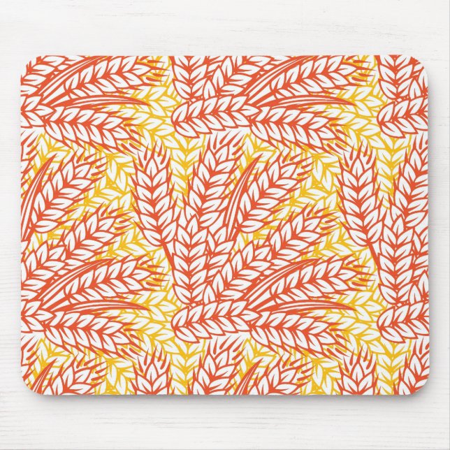 Tapis De Souris Ornement avec des oreilles de blé (Devant)